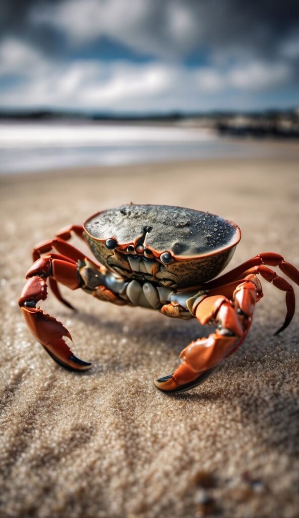 CRAB ON A BEACH